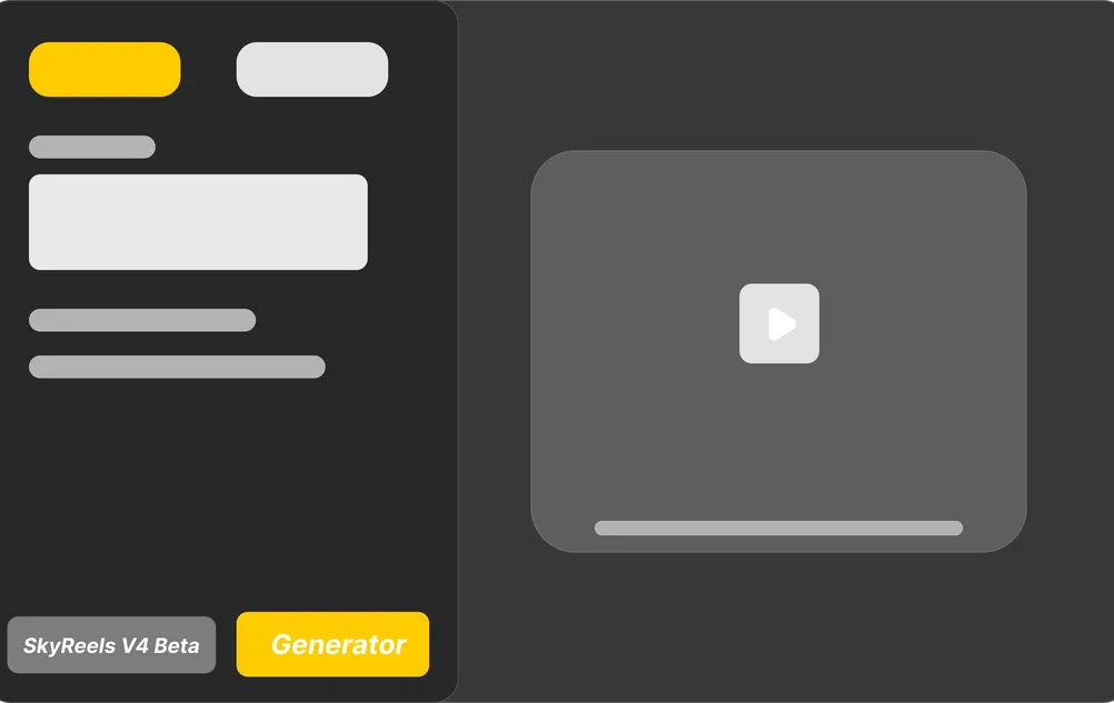 How to Use Bach 1.0 — Video generation progress bar and cinematic preview in browser